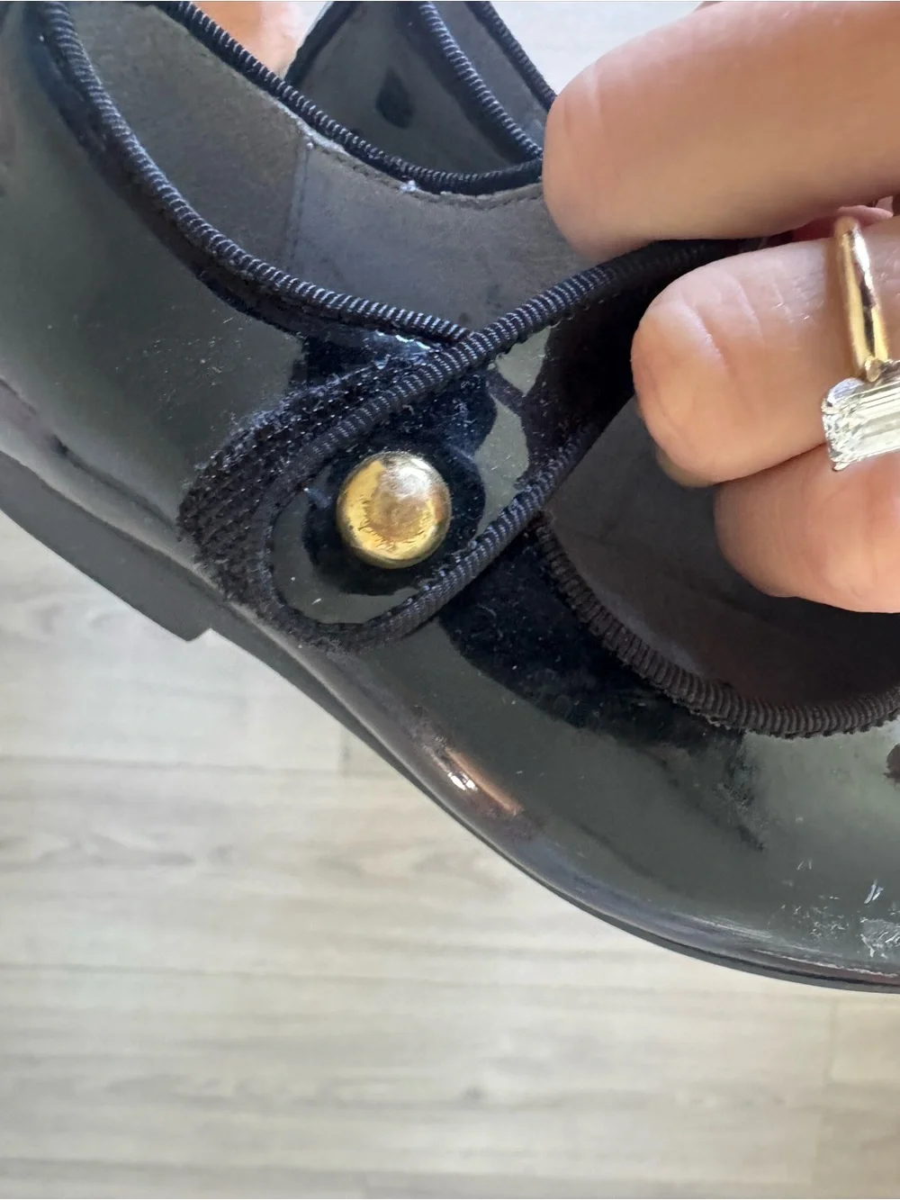 Kids Black Patent Mary Jane Shoes